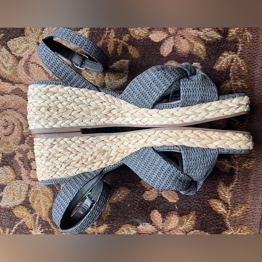 New! Beach by Matisse “Ibiza” Style Gray Woven Sandals various sizes - Picture 6 of 15